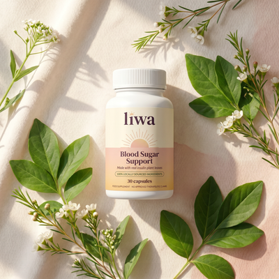 Natural Blood Sugar Support Capsules (With Real Insulin Plant Leaves)