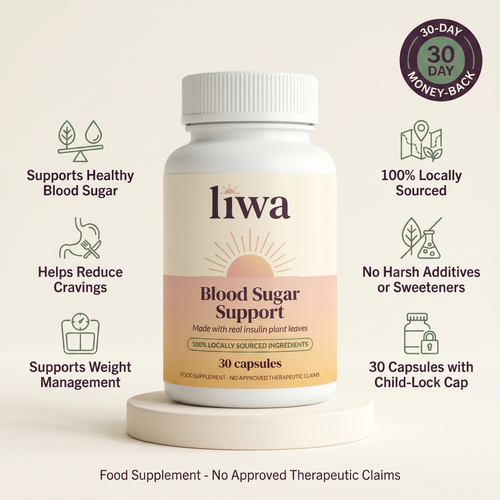 Natural Blood Sugar Support Capsules (With Real Insulin Plant Leaves)